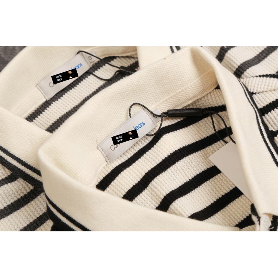 Áo Phông Có Cổ Hoạ Tiết Kẻ