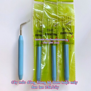 Cây móc len dùng trong bộ loom đan khăn/mũ/nón