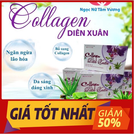 Viên tái tạo da collgen Diên Xuân LOẠI TỐT NHẤT giúp xóa nếp nhăn cho da căng mịn