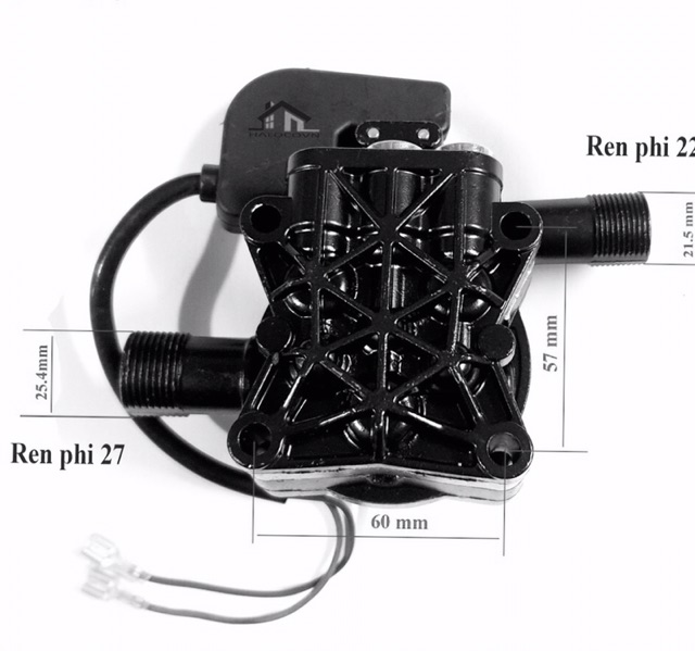 Đầu bơm máy rửa xe+ rơle tự ngắt