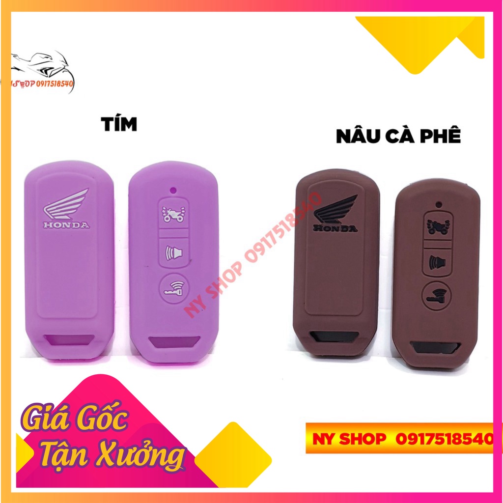 Bọc (Bao) Silicon Cho Chìa Smartkey SH 2016-2019, sh mode,PCX (Ảnh Sp thật)