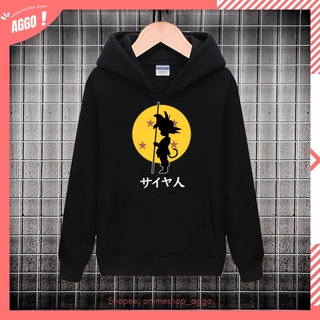 Áo Hoodie Đen Anime Dragon Ball - Hoạt Hình 7 Viên Ngọc Rồng
