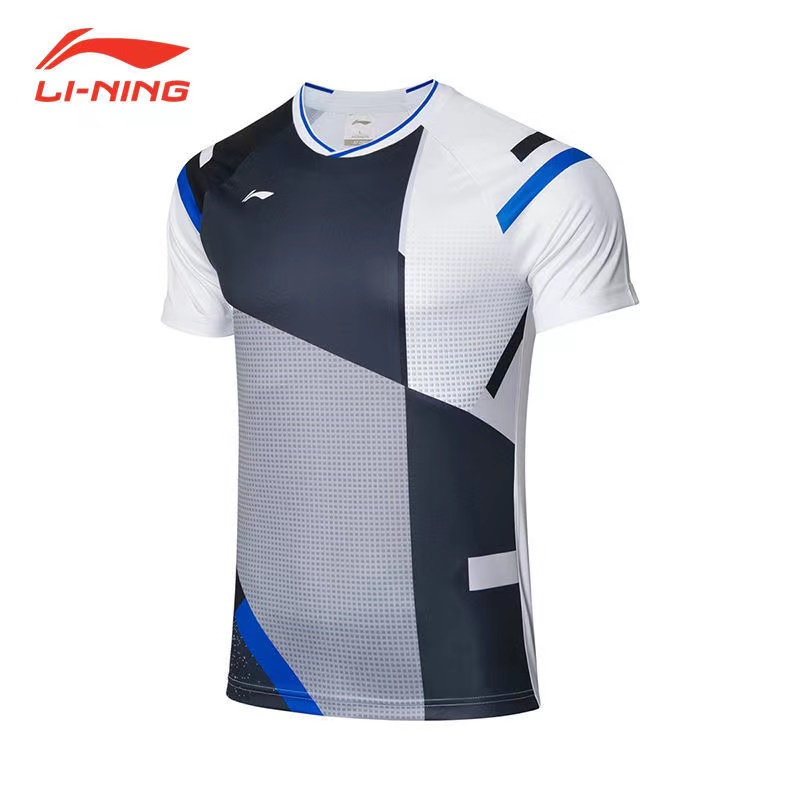 Li Ning Áo Thun Tay Ngắn Thoáng Khí Nhanh Khô Dùng Tập Cầu Lông / Bóng Bàn Cho Nam Và Nữ