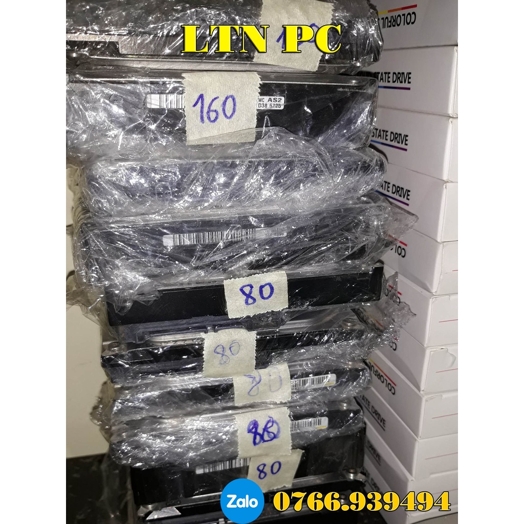 Ổ cứng - HDD 80G, 160G, 250G, 320G, 500G, 1T...Hàng thanh lý Cty