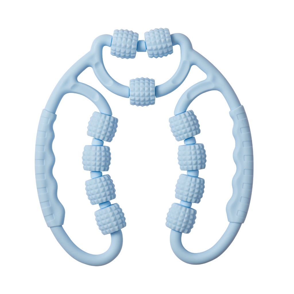 Con Lăn Massage Cơ Bắp Chữ U 5 và 11 Bánh Tiện Lợi, Dùng Tập Yoga, Có Thể Mở Rộng 60CM Giúp Thư Giản, Thon Cơ