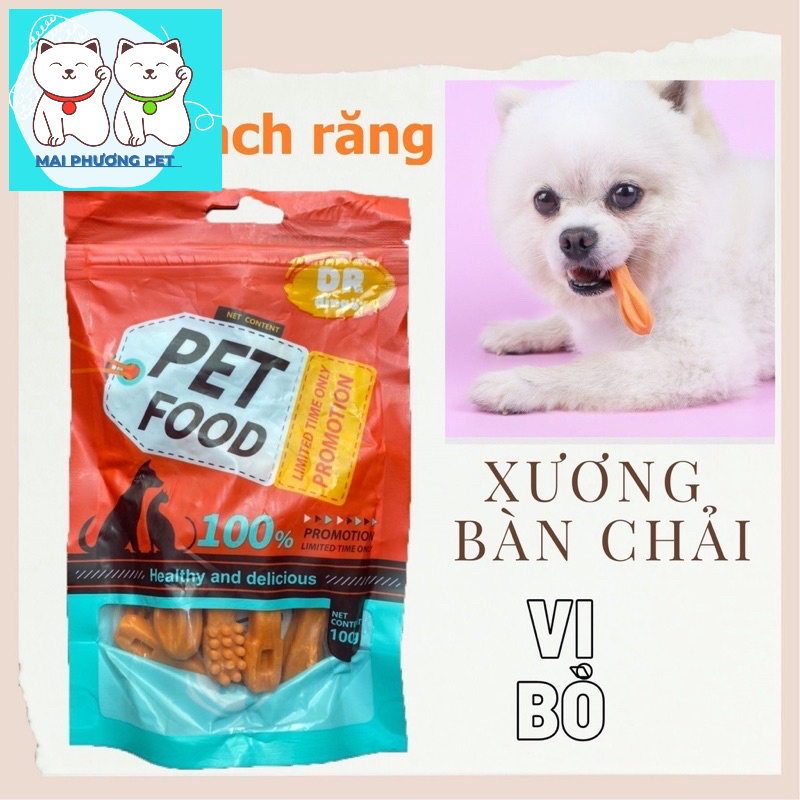 Xương Gặm Orgo Sạch Răng Thơm Miệng Cho Chó (xương bàn chải) tiện dụng cho thú cưng tại gia