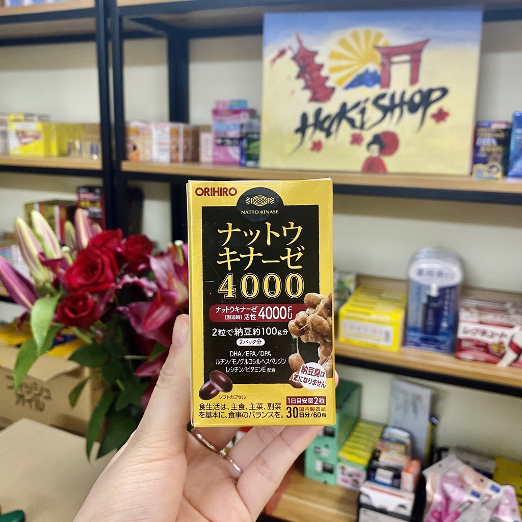 Viên uống chống đột quỵ Orihiro 4000FU Nhật bản