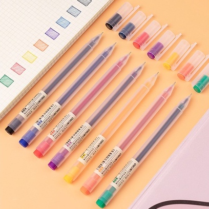 Bút gel màu 0,5mm chất lượng cao với chữ viết tay rõ ràng và mực liên tục