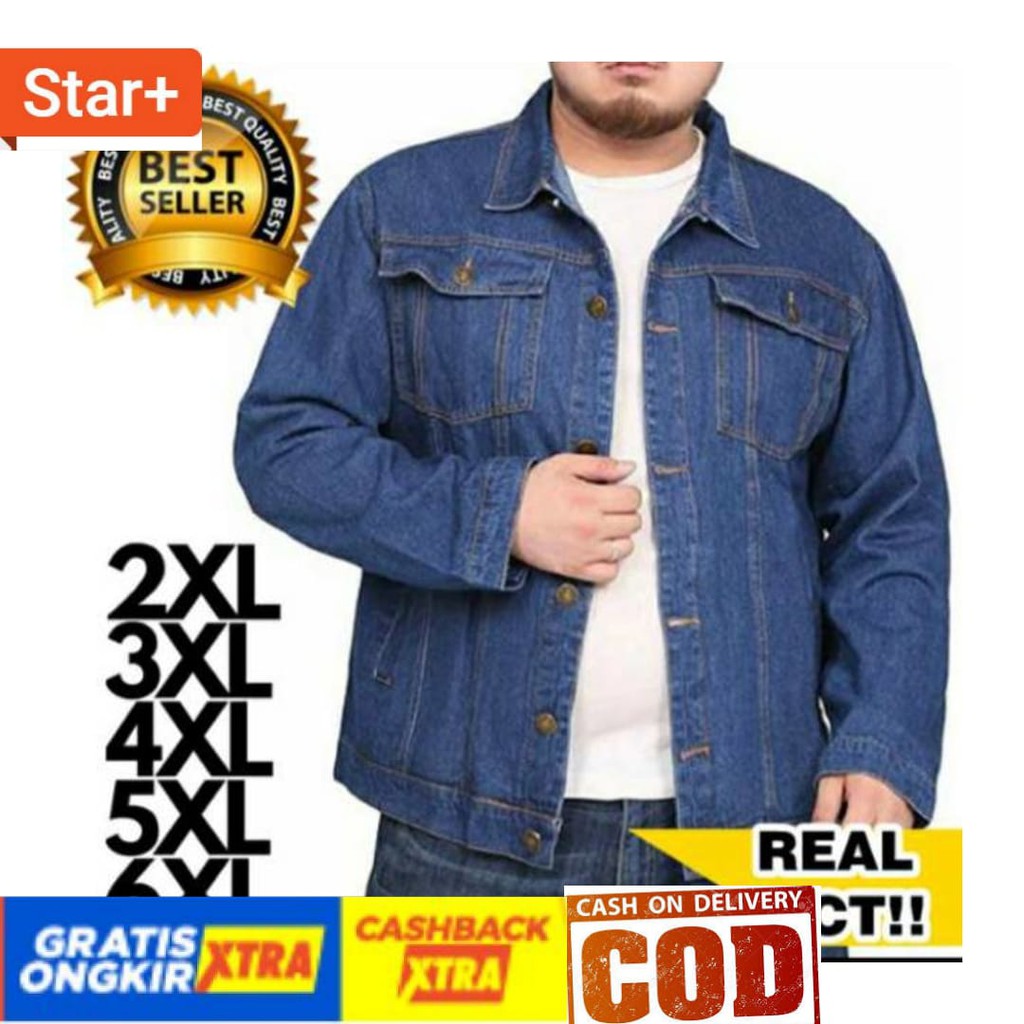 Áo Khoác Jean Màu Trắng / Đen / Xanh Dương / Vàng Size Lớn Levis