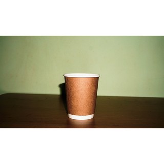 Ly Giấy Kleur - Set 100 ly nóng 2 lớp Kraft 8oz-280ml (kèm nắp)