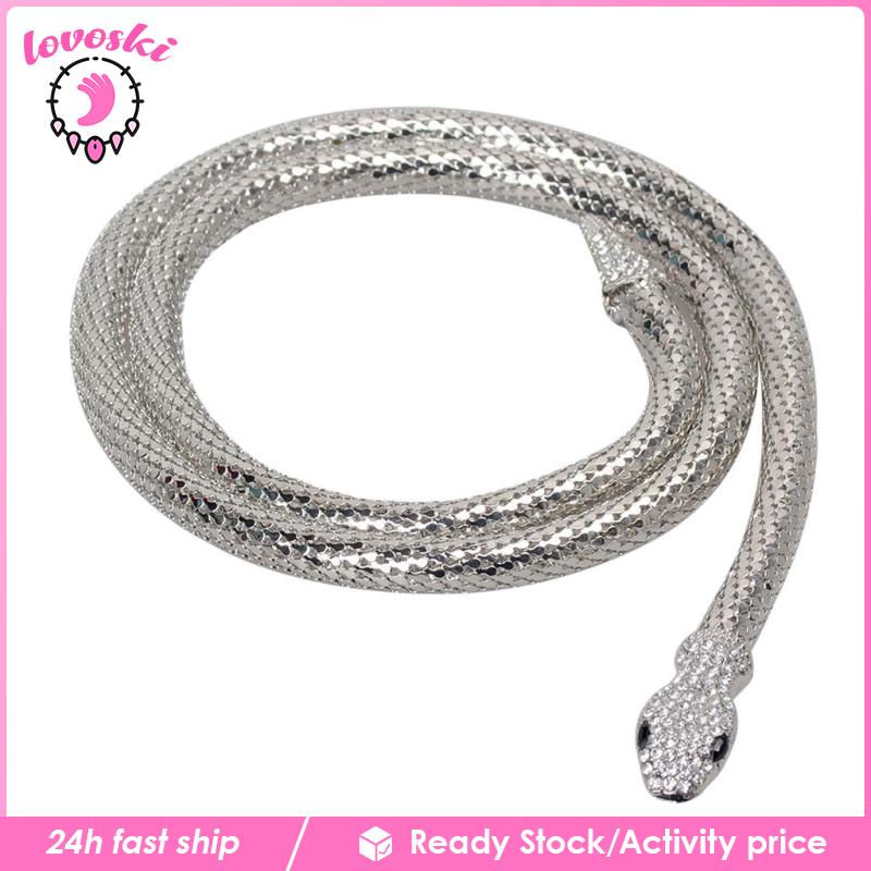 Thắt Lưng Dây Xích Hình Rắn Thời Trang Cho Nữ