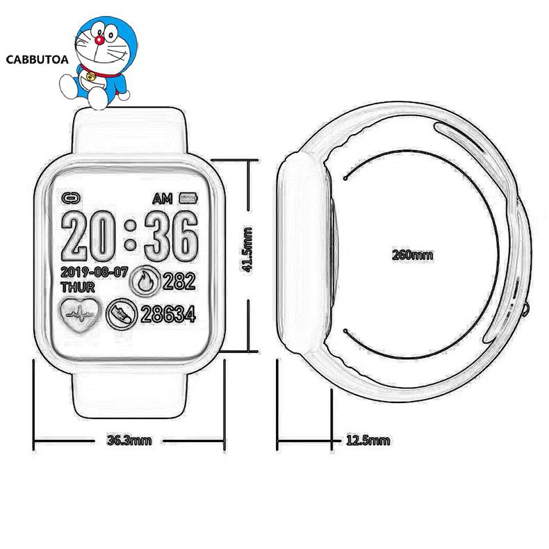 Vòng Đeo Tay Thông Minh D20 Theo Dõi Sức Khỏe Kèm Phụ Kiện