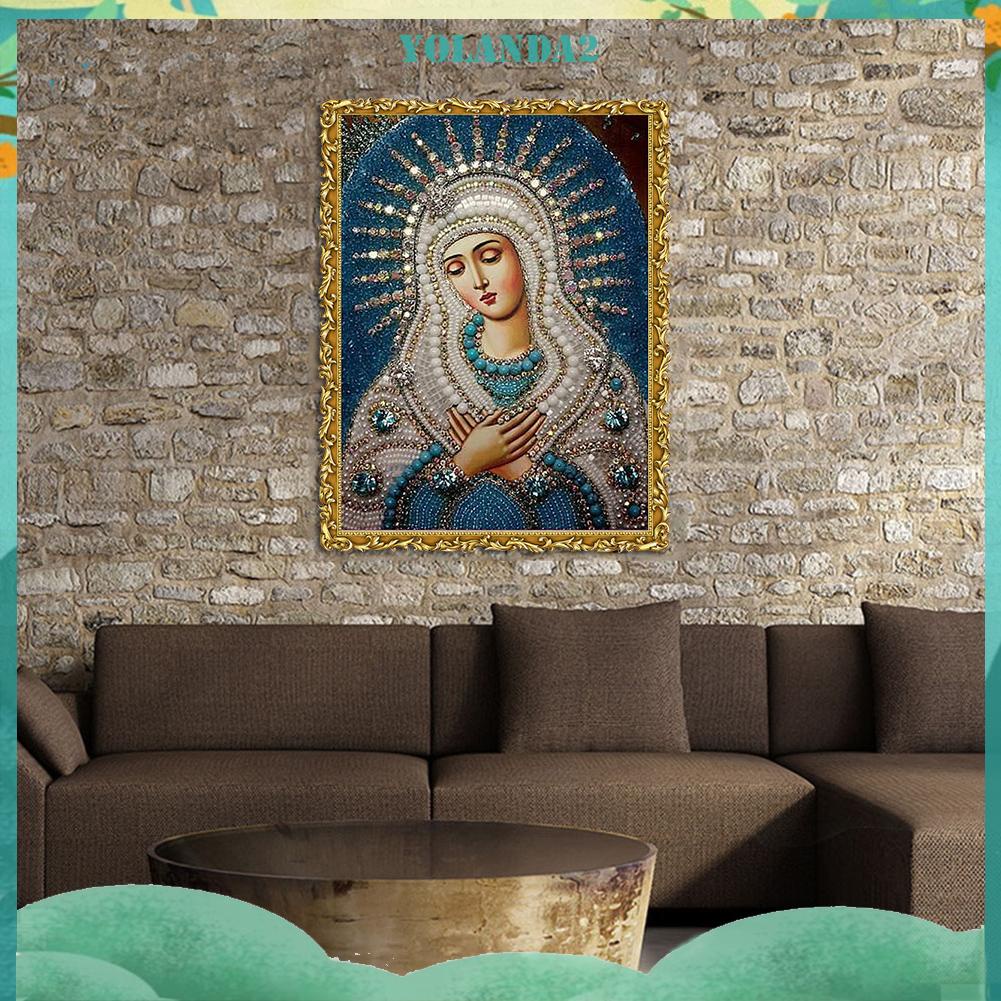 Bộ tranh đính đá 5D tự làm hình tôn giáo