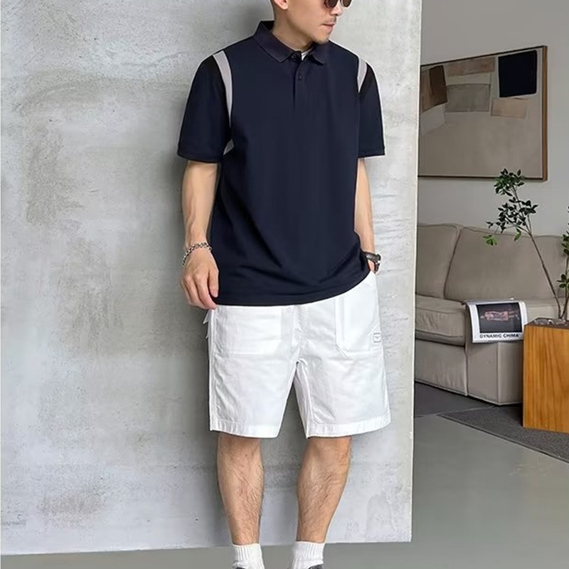 Áo Thun Polo Ngắn Tay Dáng Rộng Phong Cách Mới Mùa Hè Dễ Phối Đồ Cho Nam