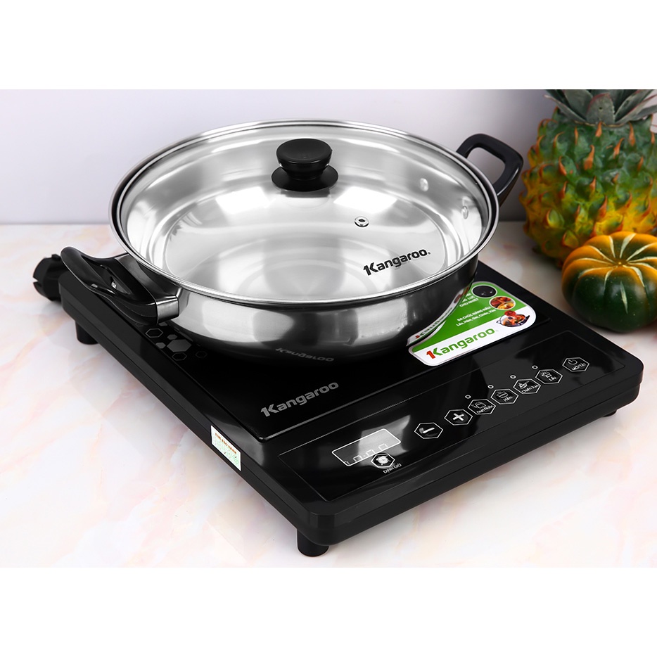 Bếp từ Kangaroo KG15IC1 tặng kèm nồi công suất 1800w bảo hành 12 tháng