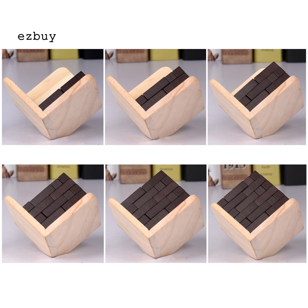 Set 54 Khối Gỗ 3D Lắp Ghép Rèn Luyện Trí Não