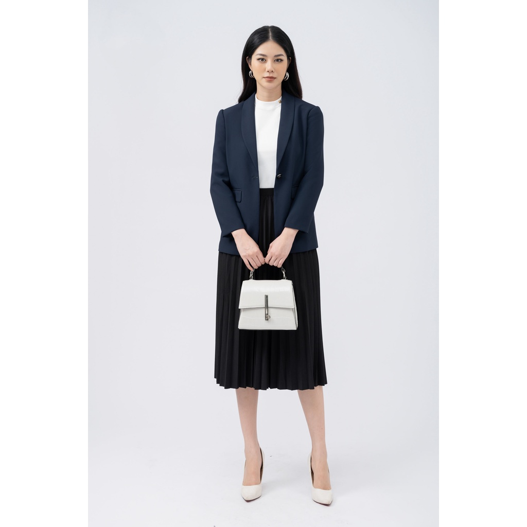 Áo vest FIONA dáng suông, Vest nữ cổ sam cài cúc phong cách Hàn Quốc F651441
