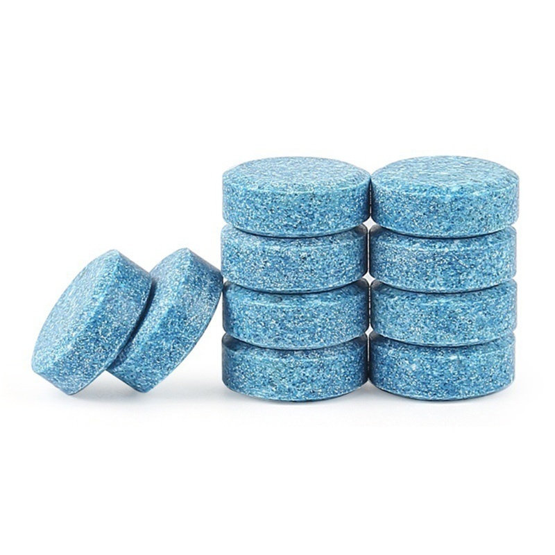 Set 10 Viên Sủi Tạo Bọt Làm Sạch Kính Chắn Gió Xe Hơi/Xe Tải Đa Năng
