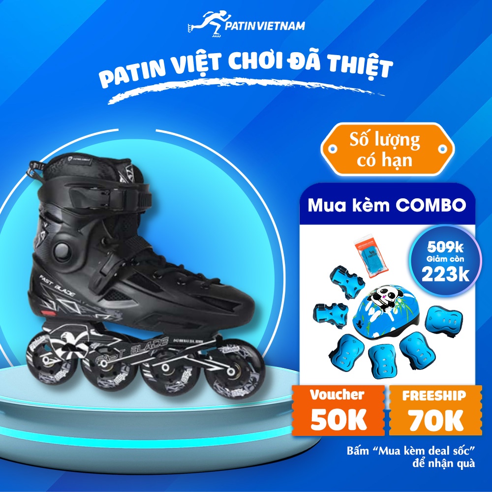 Giày Trượt Patin Trẻ Em Cougar Flying Eagle FBS - Bánh Cao Su Đặc, Thiết Kế An Toàn Cho Bé Chơi Batin