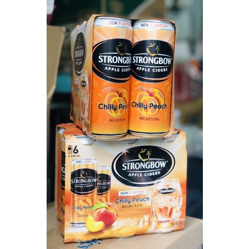 Strongbow vị đào 6 lon/lốc Chang's Food