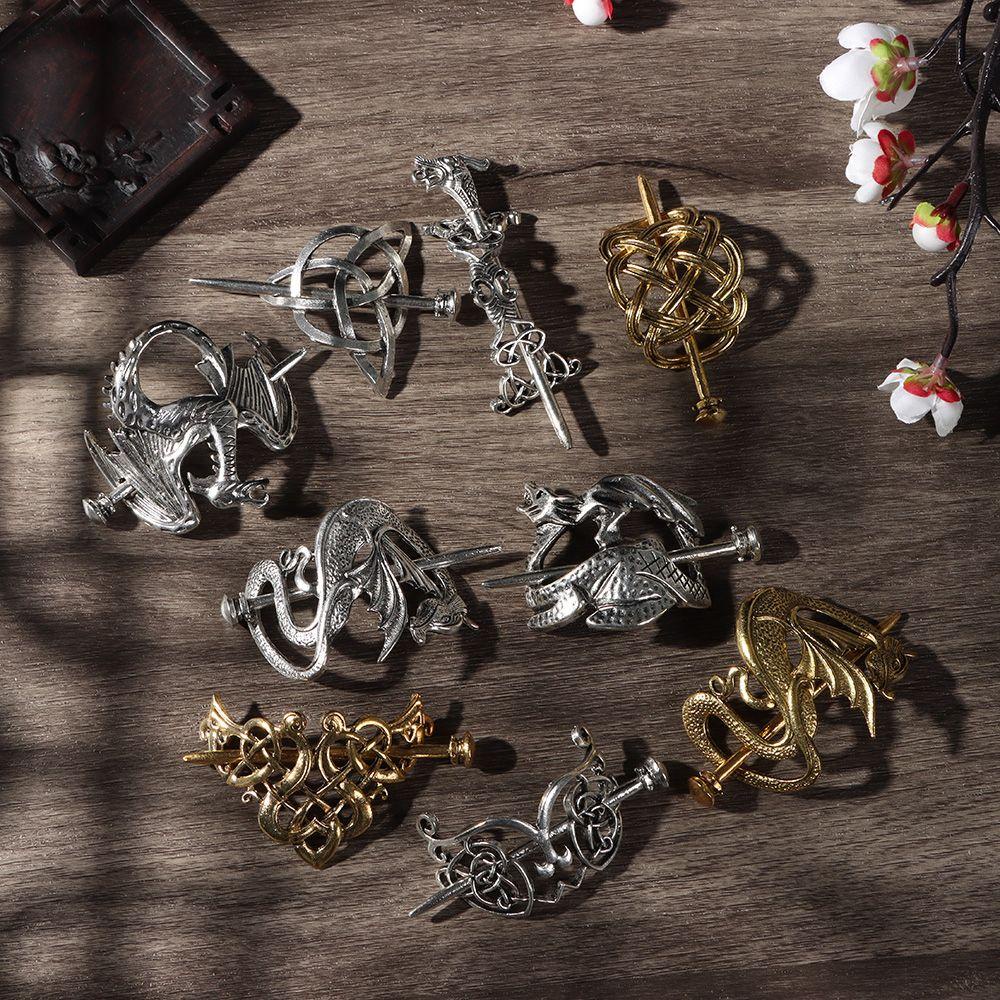 Trâm Cài Tóc Thắt Nút Phong Cách Viking Cho Nữ