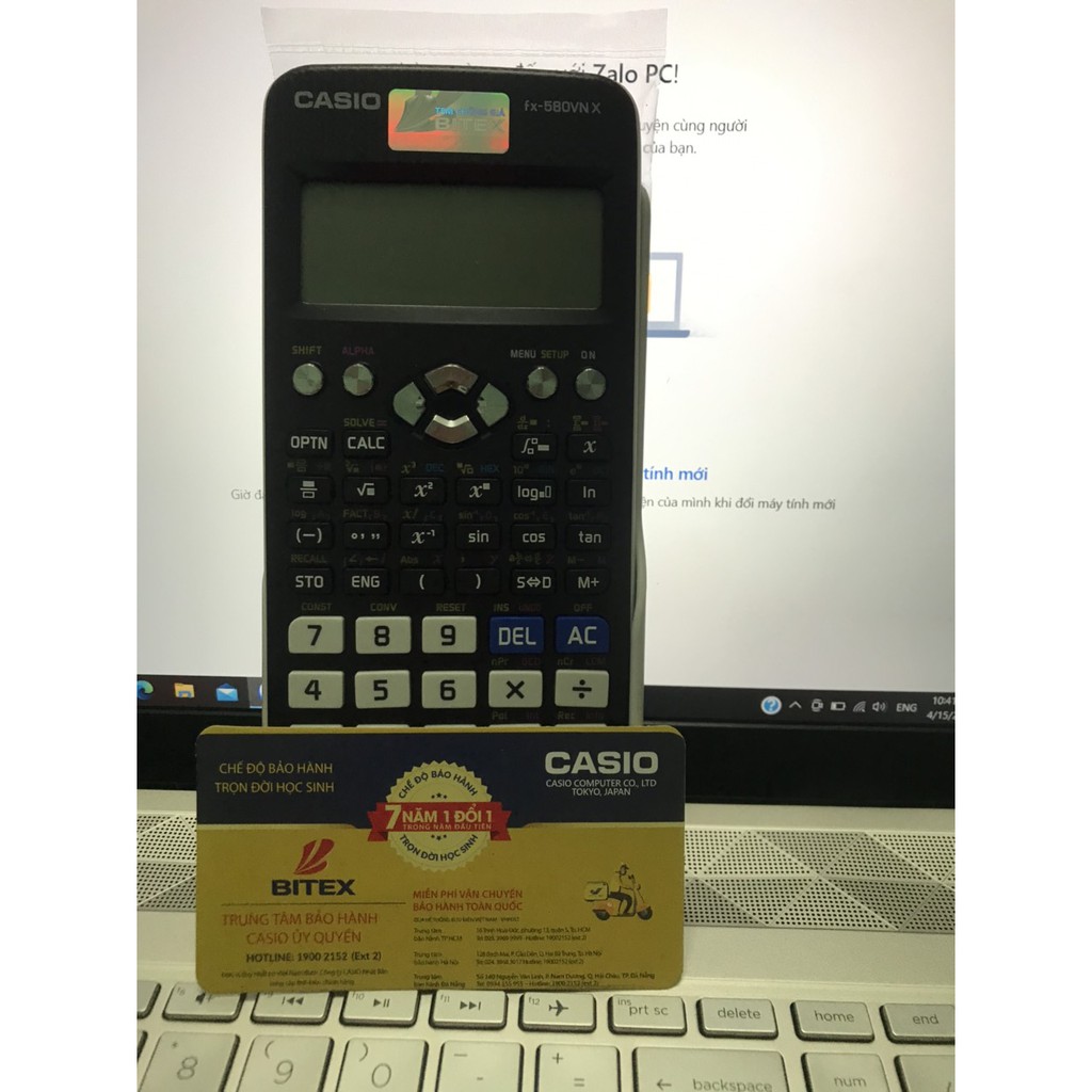 MÁY TÍNH Casio FX 580VNX (Bảo Hành 07Năm) Casio 580VN X