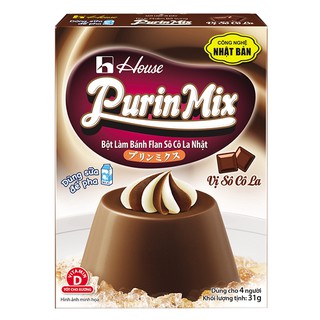 Bột Bánh Flan Purin Mix Socola 47g