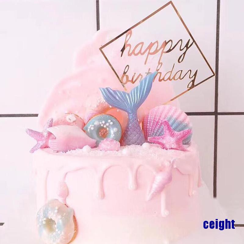Khuôn Làm Bánh Chất Liệu Silicone Hình Đuôi Nàng Tiên Cá 3D Dễ Thương