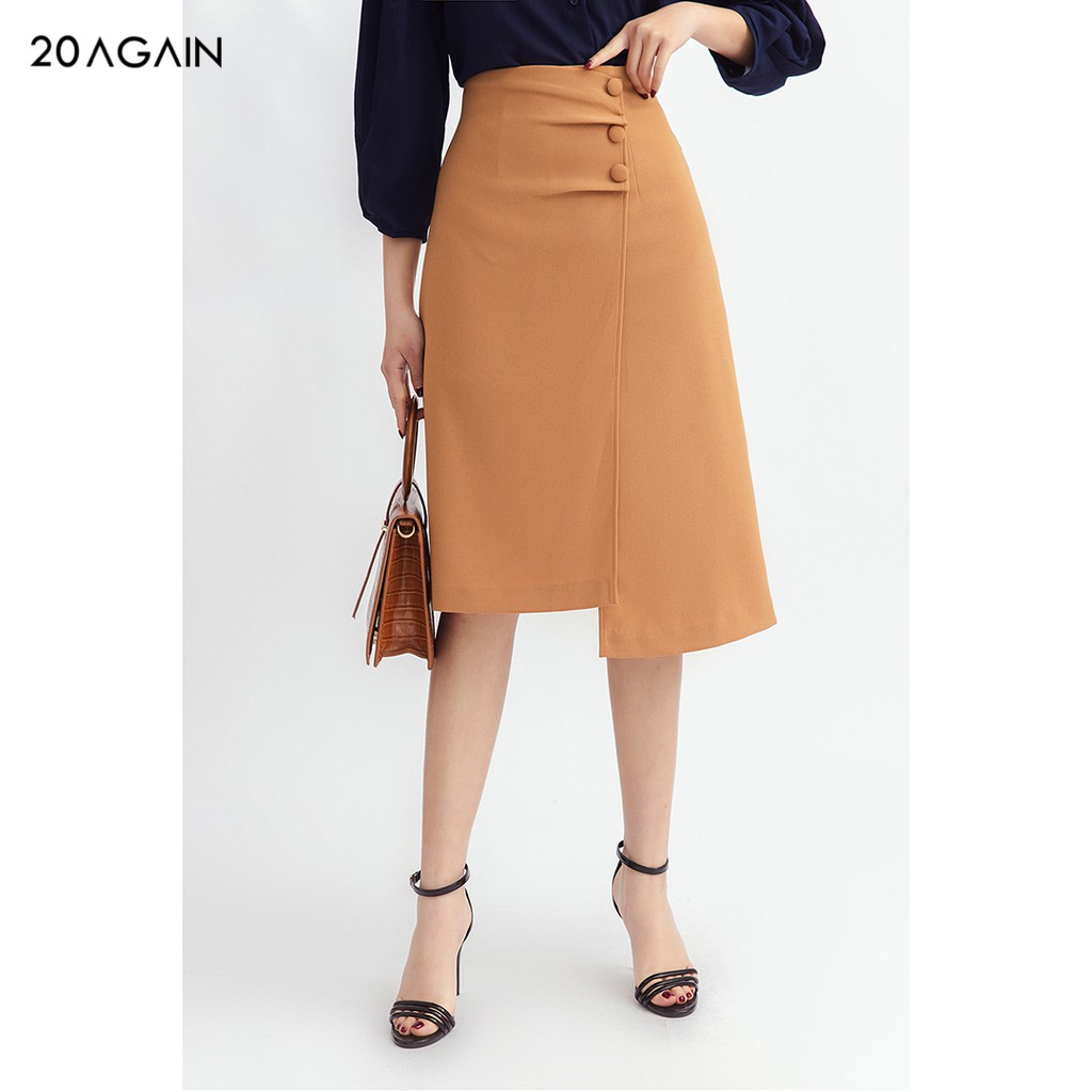 Chân váy nữ midi 92WEAR đủ màu, đủ size, thanh lịch sang trọng JDA0943 | BigBuy360 - bigbuy360.vn