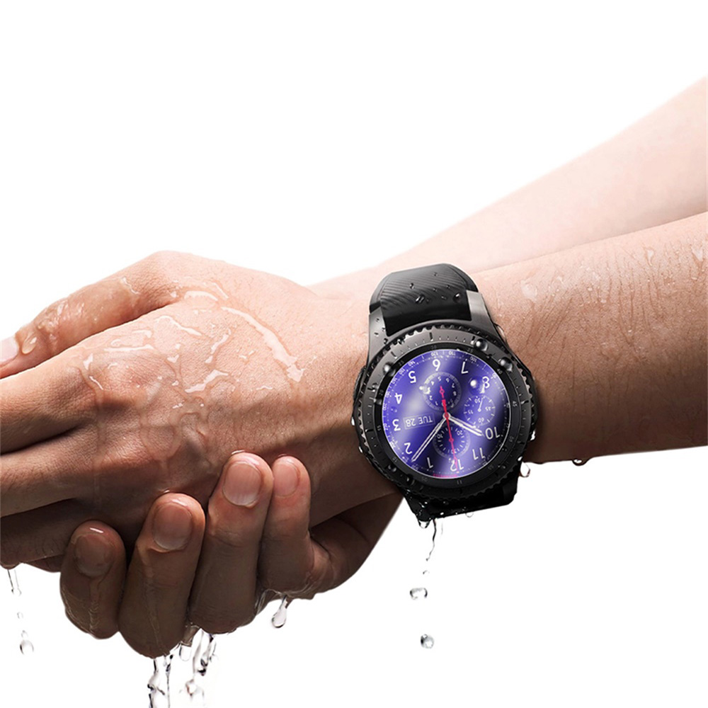 Kính Cường Lực 9h / Miếng Dán Bảo Vệ Màn Hình Đồng Hồ Samsung Galaxy Watch 3 45mm 41mm