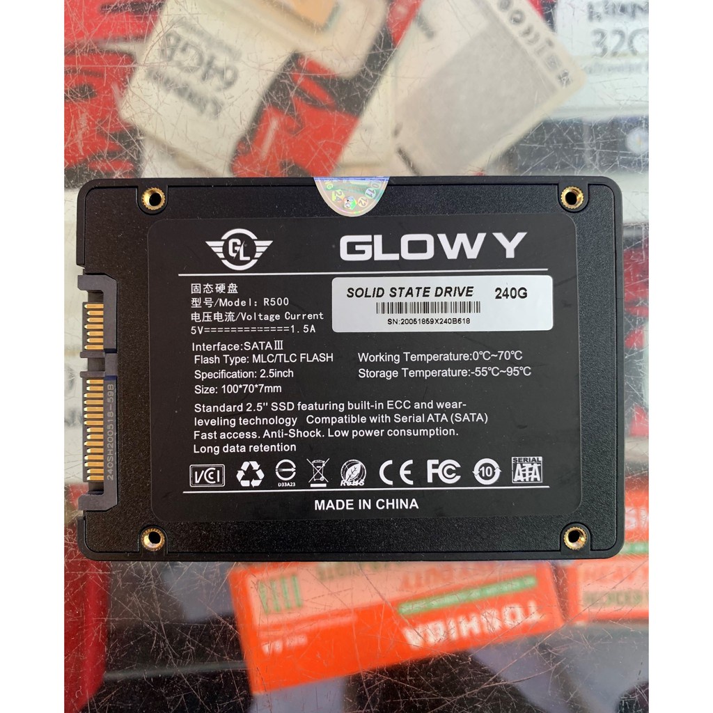 Ổ Cứng SSD Glowy 120GB 240GB Chính Hãng Bảo hành 36 Tháng