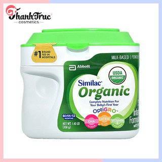 (2.2019) SỮA BỘT SIMILAC ADVANCE ORGANIC 658g USA
