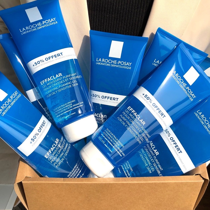 Gel rửa mặt tạo bọt La Roche-Posay Effaclar cho da dầu nhạy cảm (50ml/300ml)