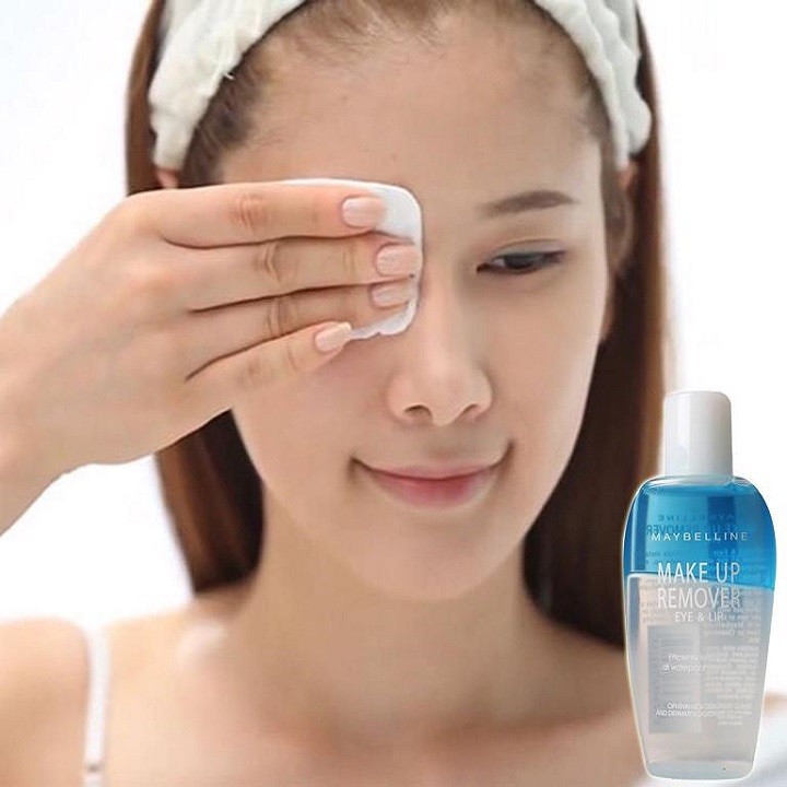 Nước Tẩy Trang Mắt và Môi Chuyên Dụng 2 lớp Maybelline New York Eye & Lip Makeup Remover 40ml | WebRaoVat - webraovat.net.vn