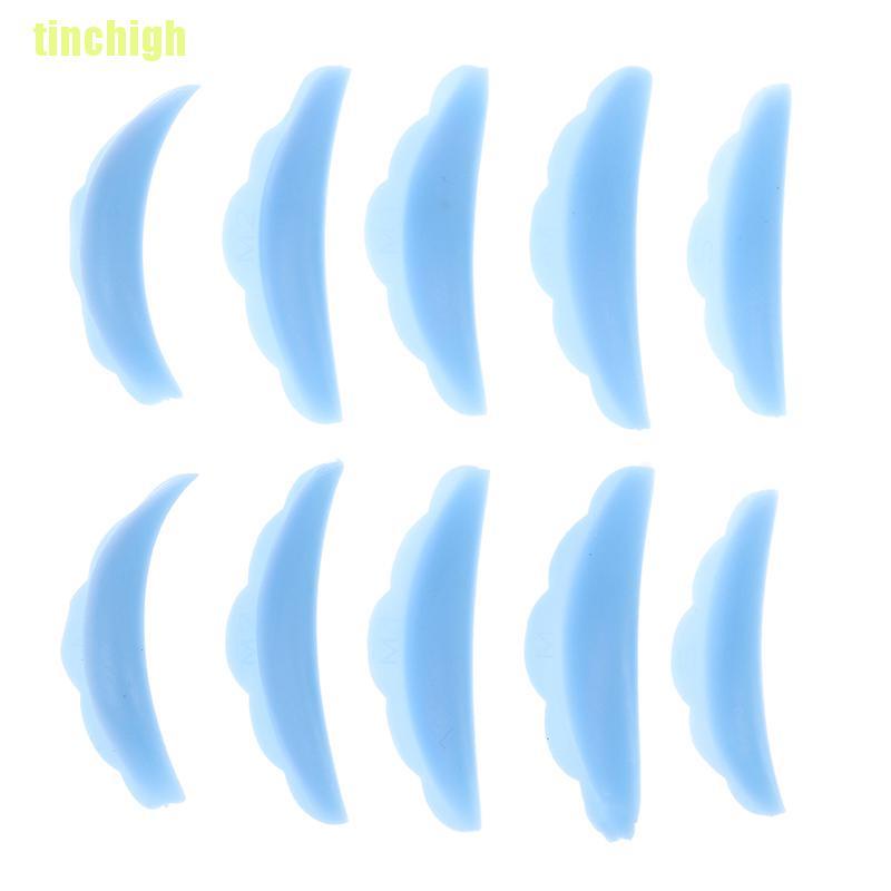 Bộ 10 Dụng Cụ Nâng Lông Mi Bằng Silicon Thiết Kế Dễ Thương