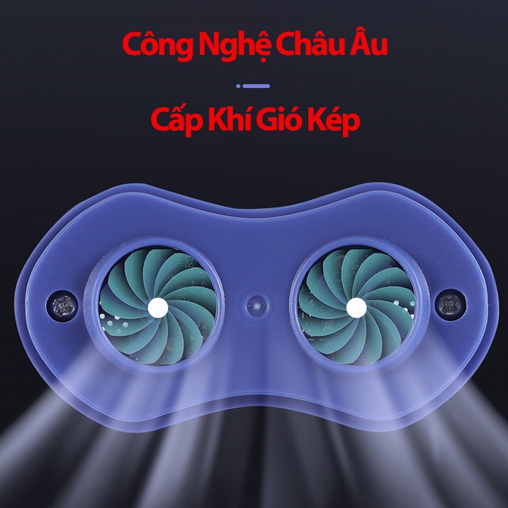 Máy Chống Ngáy Ngủ - Dụng Cụ Chống Ngủ Ngáy Thế Hệ 2 Cho Nam Nữ Lọc Khí 2 In 1 Tặng Kèm Dây Silicone Cố Định
