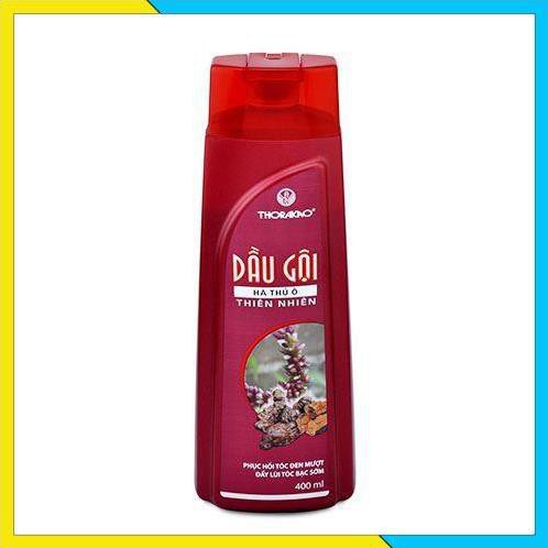 Dầu gội hà thủ ô đen tóc Thorakao, dầu gội Thorakao sạch gàu, dưỡng tóc suôn mượt 400ml