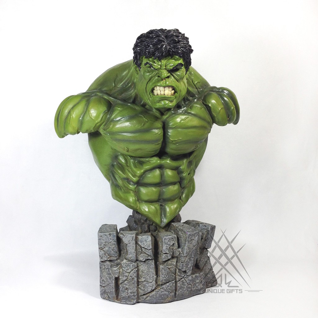 Mô hình Hulk Bust, tượng bán thân Hulk - Người khổng lồ xanh