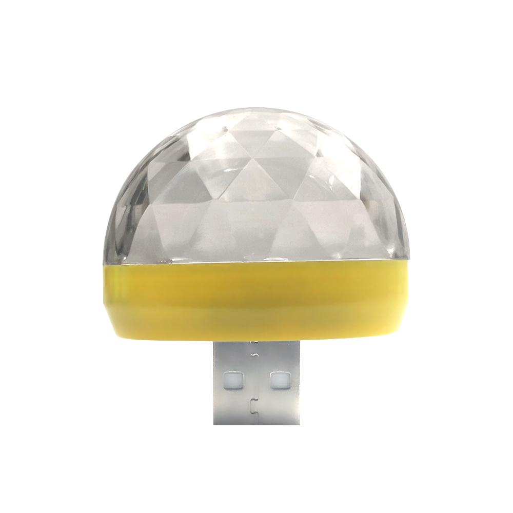 Đèn Led DJ RGB Mini Cổng USB Gắn Trong Xe Hơi Tiện Dụng