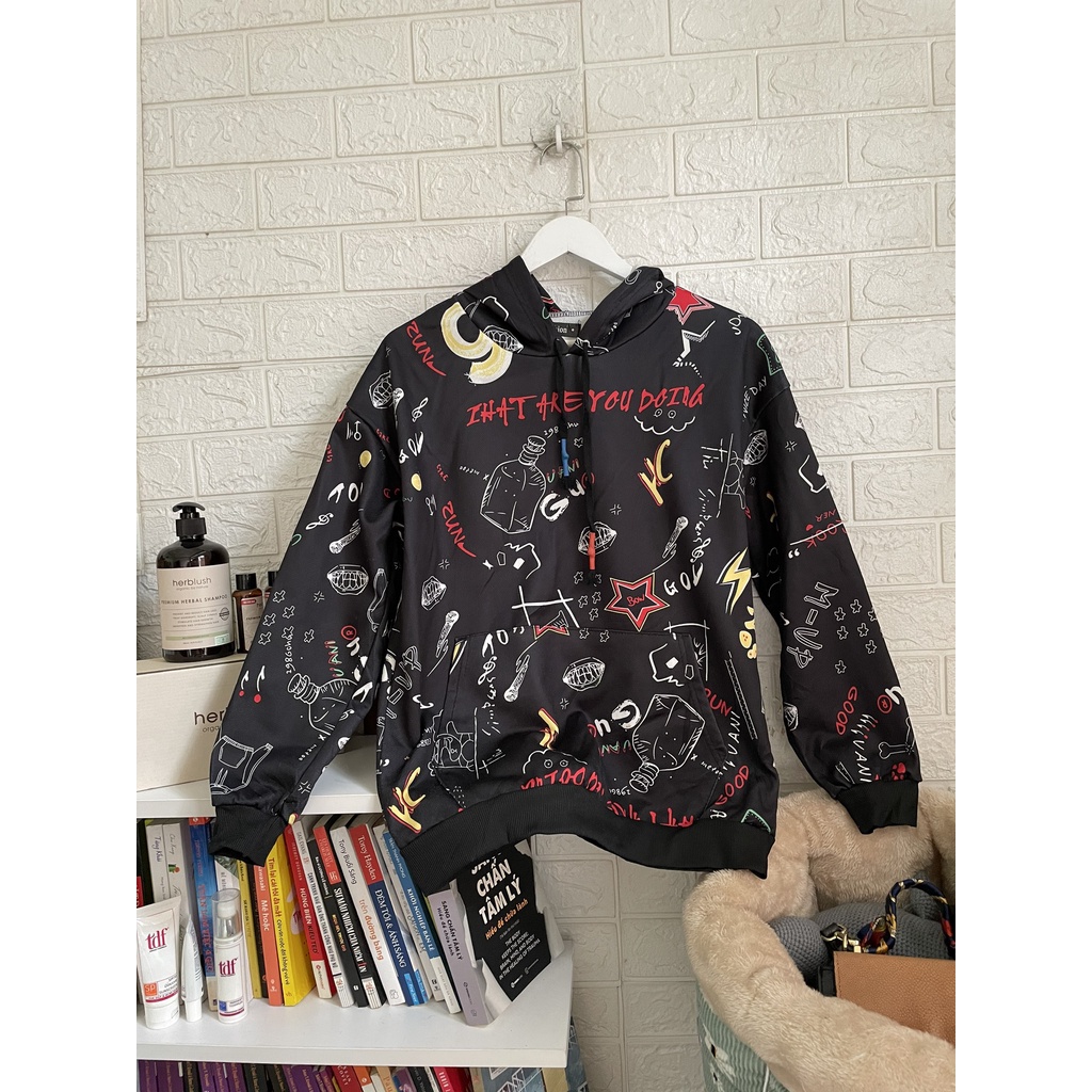 Áo hoodies họa tiết