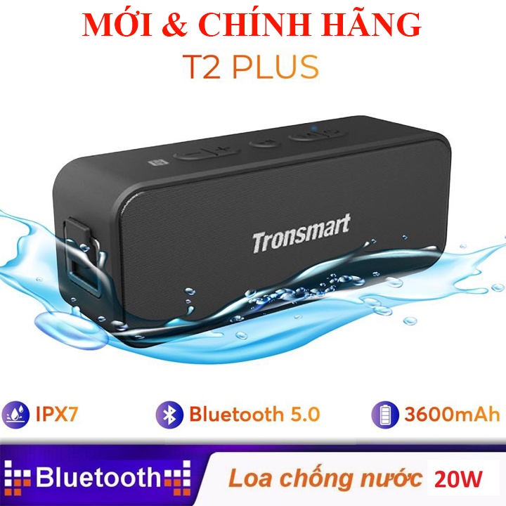 [Mã ELHACE giảm 4% đơn 300K] Loa Bluetooth 5.0 chống nước ghép đôi được Tronsmart Element T6 Mini, T2 Plus