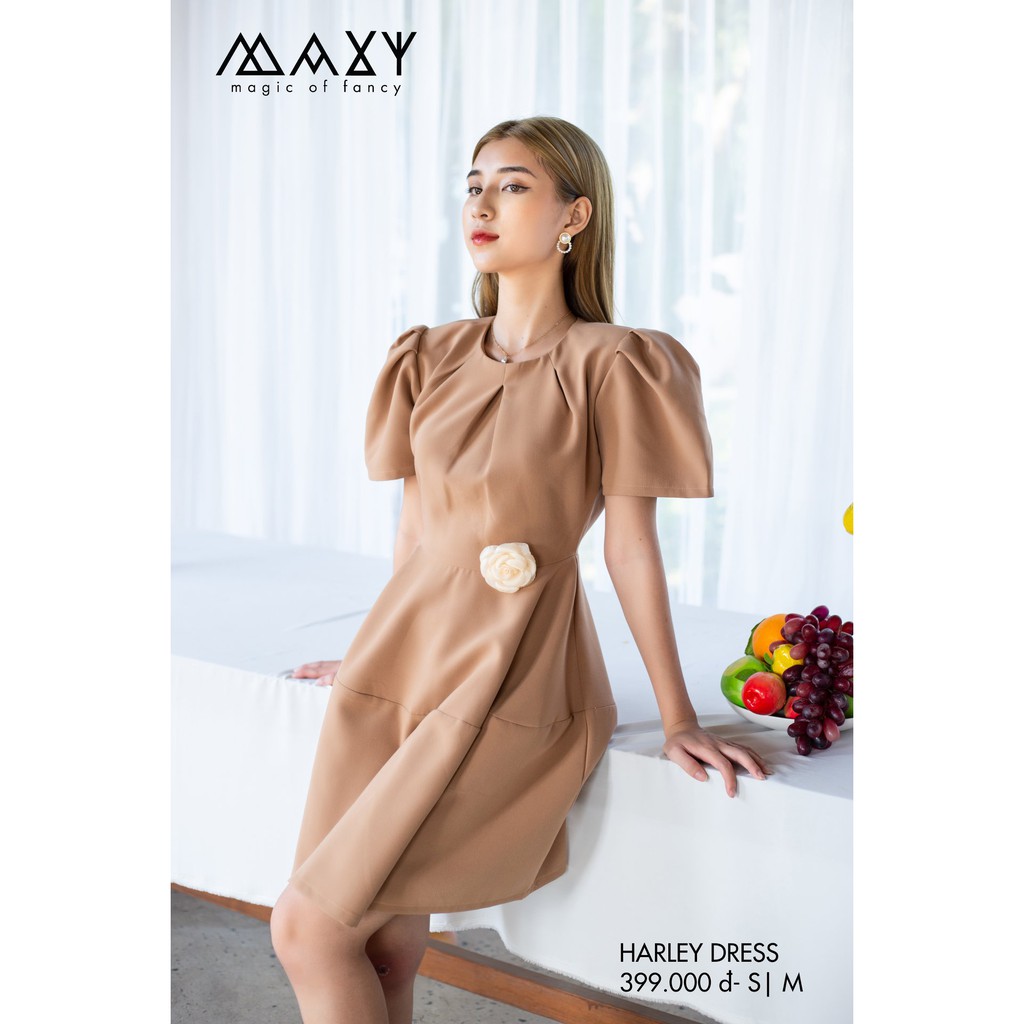 ĐẦM - HARLEY DRESS - Đầm xòe ( Hoa gài bán riêng )