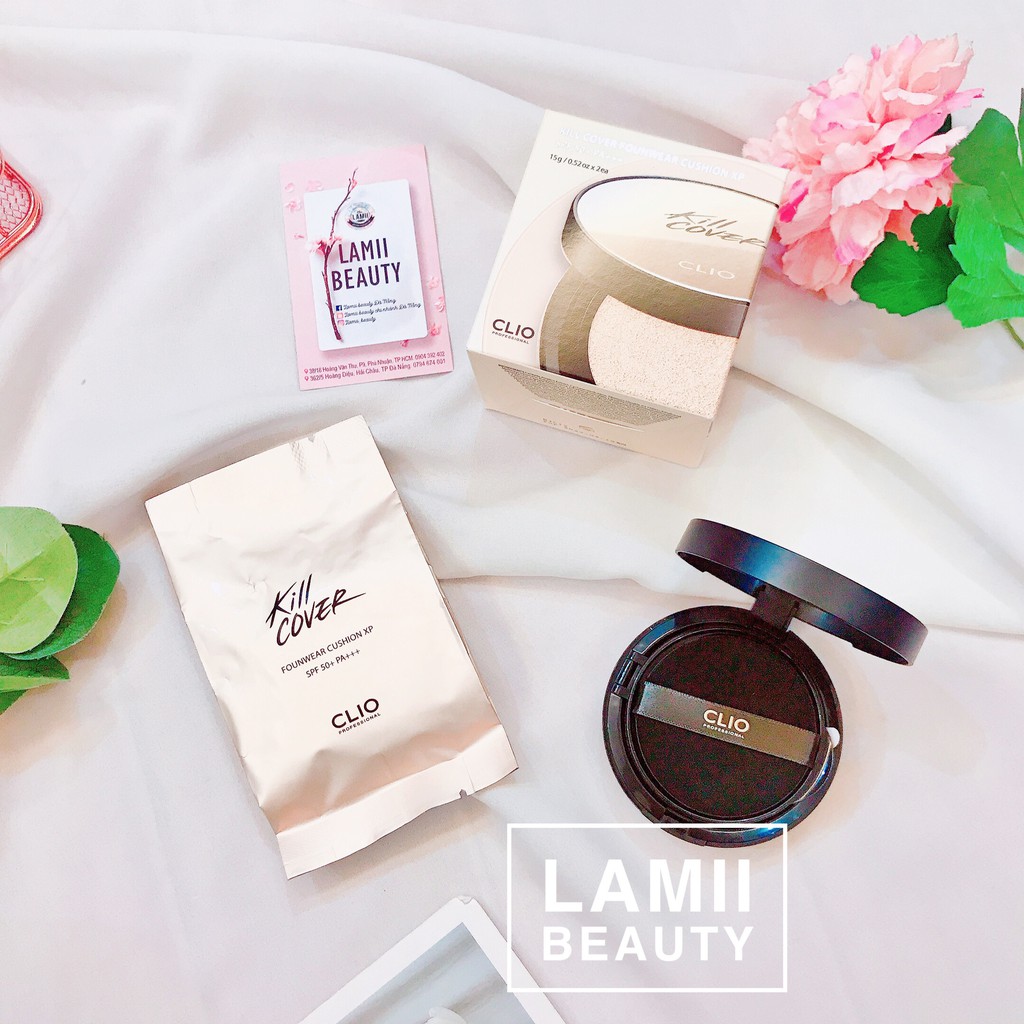 Phấn nước CLIO KILL COVER FOUNWEAR CUSHION XP kèm lõi | BigBuy360 - bigbuy360.vn