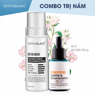 [mẫu mới] 🔥🔥🔥Combo xóa nám tàn nhang trắng da detox blanc🔥🔥🔥