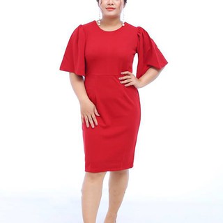  Đầm ôm tay loe rủ cho người béo mập