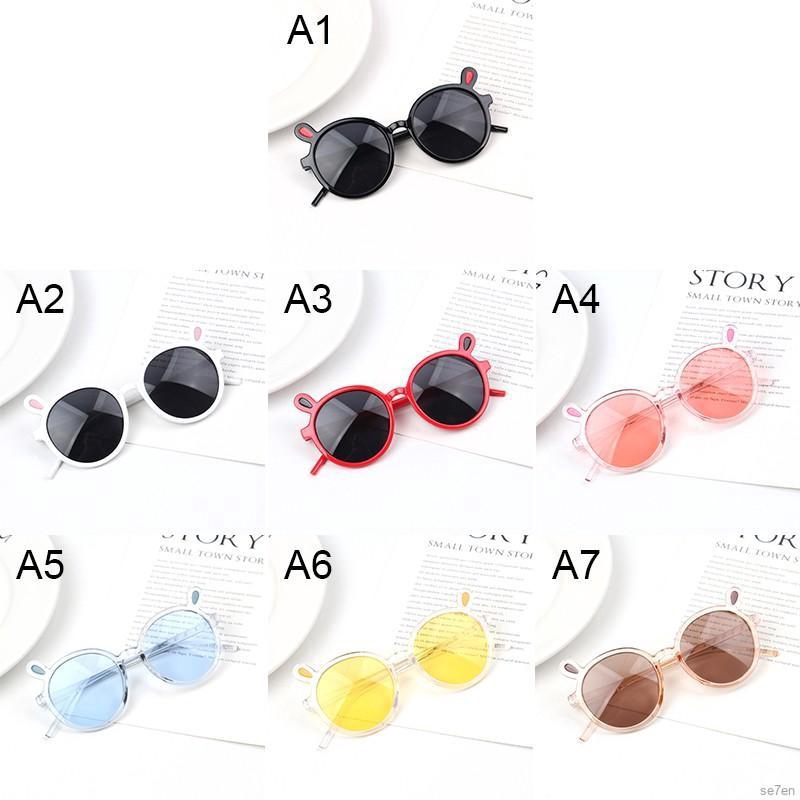 Kính mát phối họa tiết tai thỏ đáng yêu cho bé