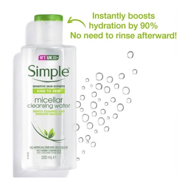 Nước Tẩy Trang Simple Micellar Cleansing Water 200ml