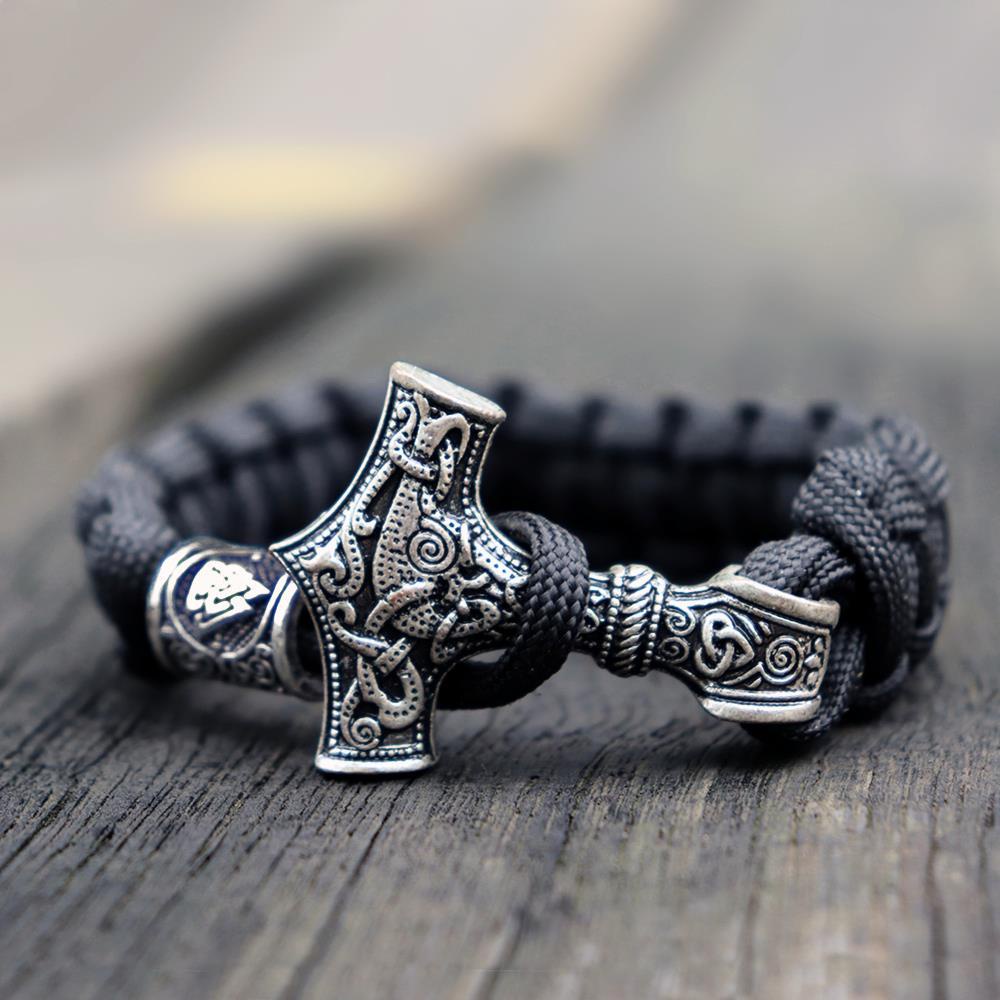 Vòng Tay Nam Lắc Tay Unisex Thời Trang Đeo Tay Nam Nữ Basic Merin Accessories Màu Bạc Đen Titan - Vòng tay nam Ale