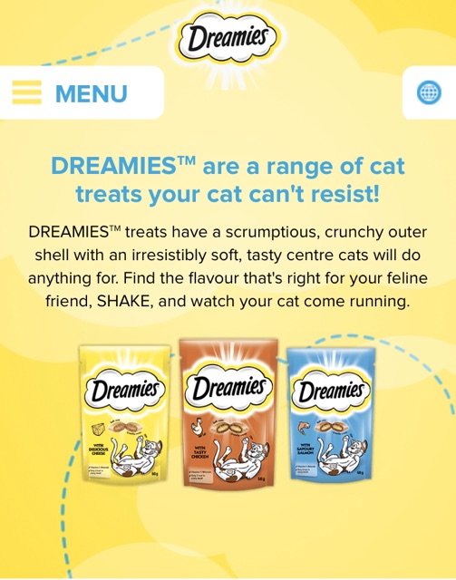 Bánh thưởng mèo Temptations ( Dreamies) hàng UK 🇬🇧