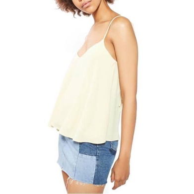 Áo babydoll TOPSHOP hai dây tua rua